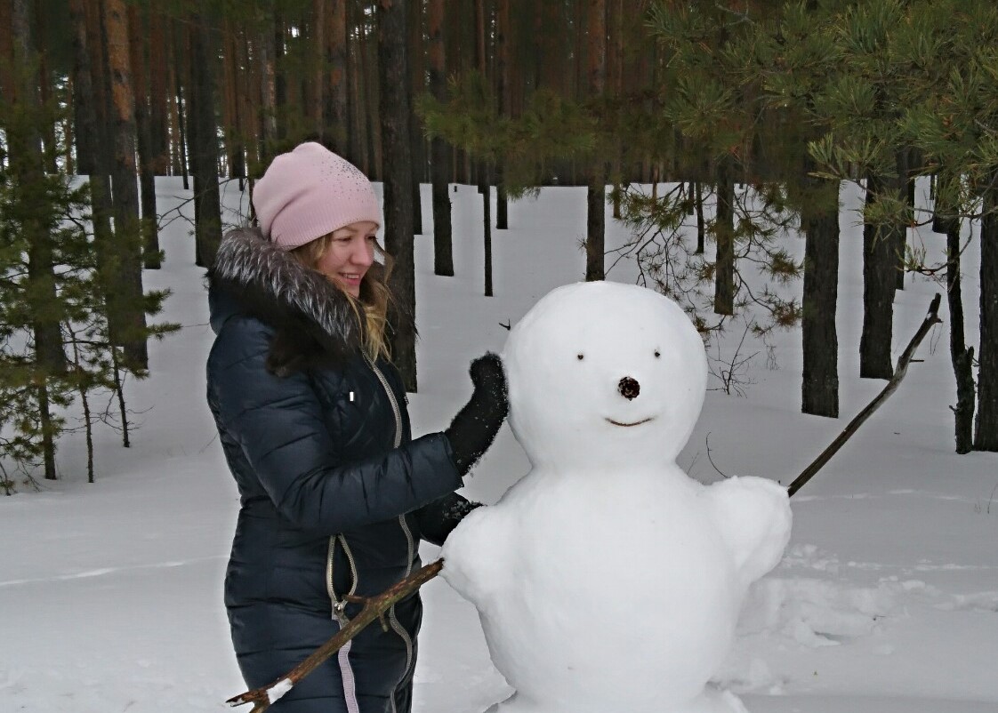 Прогулка по хвойному лесу